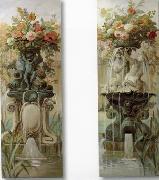 unknow artist Floral, beautiful classical still life of flowers.098 oil painting picture wholesale